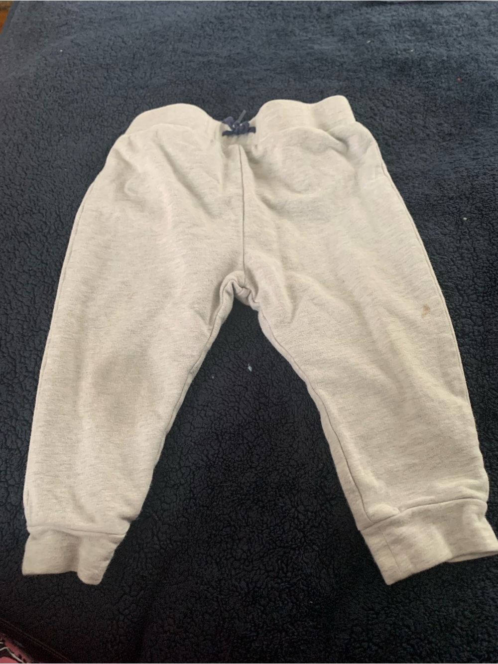 Janie and Jack Light Gray Kids Jogger Sweatpants